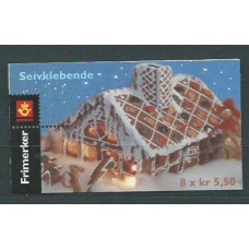 Noruega - Correo 2001 Yvert 1358 Carnet ** Mnh Navidad