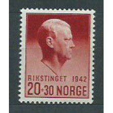 Noruega - Correo 1942 Yvert 241 ** Mnh Personaje