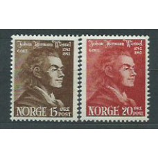 Noruega - Correo 1942 Yvert 242/3 ** Mnh Personaje