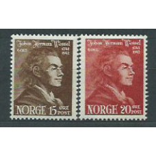 Noruega - Correo 1942 Yvert 242/3 ** Mnh Personaje
