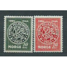 Noruega - Correo 1945 Yvert 277/8 * Mh