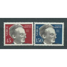 Noruega - Correo 1962 Yvert 423/4 * Mh Personaje