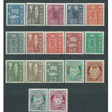 Noruega - Correo 1962 Yvert 435/49 ** Mnh