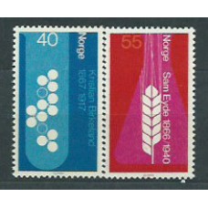 Noruega - Correo 1966 Yvert 503/4 ** Mnh