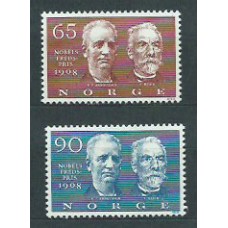 Noruega - Correo 1968 Yvert 532/3 ** Mnh Premio Nobel de la Paz