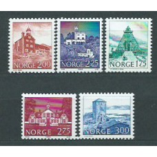 Noruega - Correo 1982 Yvert 811/5 ** Mnh Monumentos