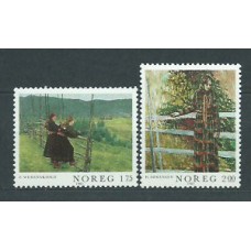 Noruega - Correo 1982 Yvert 823/4 ** Mnh Pinturas
