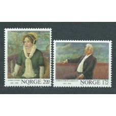 Noruega - Correo 1982 Yvert 826/7 ** Mnh Pinturas