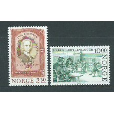 Noruega - Correo 1985 Yvert 890/1 ** Mnh