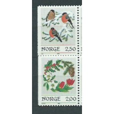 Noruega - Correo 1985 Yvert 894/5a ** Mnh Navidad