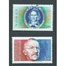Noruega - Correo 1989 Yvert 988/9 ** Mnh Personajes