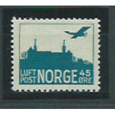 Noruega - Aereo Yvert 1 * Mh Avión