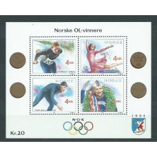 Noruega - Hojas Yvert 14 ** Mnh Deportes