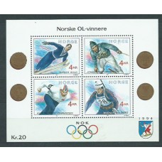 Noruega - Hojas Yvert 16 ** Mnh Deportes