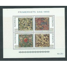 Noruega - Hojas Yvert 20 ** Mnh Dia del Sello