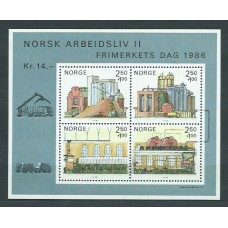 Noruega - Correo 1986 Yvert 906/9 ** Mnh Dia del Sello
