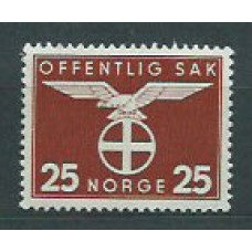 Noruega - Servicio Yvert 46 ** Mnh