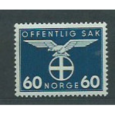 Noruega - Servicio Yvert 50 ** Mnh