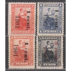 Nicaragua - Servicio Yvert 117/20 (*) Mng