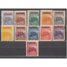 Nicaragua - Telegrafos Yvert 11/21 (*)/usado Mng/used