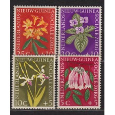 Nueva Guinea Holandesa - Correo Yvert 52/5 ** Mnh Flores