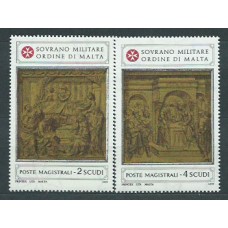 Malta - Orden Militar Correo Yvert 164/5 ** Mnh Arte