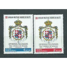 Malta - Orden Militar Correo Yvert 213/14 ** Mnh Escudos