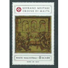 Malta - Orden Militar Correo Yvert 215 ** Mnh Pintura