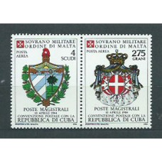 Malta - Orden Militar Aereo Yvert 11/2 ** Mnh Escudos