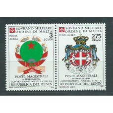 Malta - Orden Militar Aereo Yvert 7/8 ** Mnh Escudos