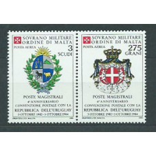 Malta - Orden Militar Aereo Yvert 9/10 ** Mnh Escudos