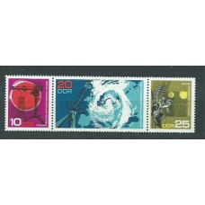 Alemania Oriental Correo 1968 Yvert 1037/9 ** Mnh Astrofilatelia