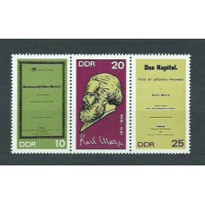 Alemania Oriental Correo 1968 Yvert 1061/3 ** Mnh