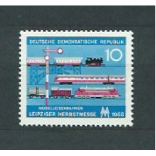 Alemania Oriental Correo 1968 Yvert 1095 ** Mnh Tren
