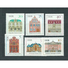 Alemania Oriental Correo 1969 Yvert 1130/5 ** Mnh Edificios