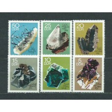 Alemania Oriental Correo 1969 Yvert 1164/9 ** Mnh Minerales