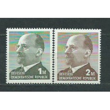 Alemania Oriental Correo 1969 Yvert 1172/3 ** Mnh Personajes