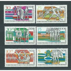 Alemania Oriental Correo 1969 Yvert 1179/84 ** Mnh Deportes