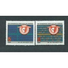 Alemania Oriental Correo 1969 Yvert 1206/7 ** Mnh U.P.U.