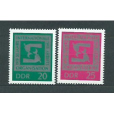 Alemania Oriental Correo 1969 Yvert 1210/1 ** Mnh