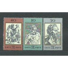 Alemania Oriental Correo 1971 Yvert 1362/4 ** Mnh