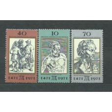 Alemania Oriental Correo 1971 Yvert 1362/4 ** Mnh