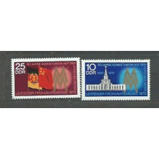 Alemania Oriental Correo 1972 Yvert 1433/4 ** Mnh