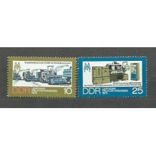 Alemania Oriental Correo 1973 Yvert 1529/30 ** Mnh