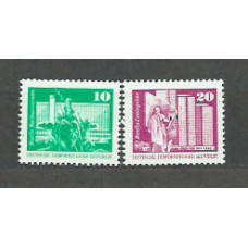 Alemania Oriental Correo 1973 Yvert 1560/1 ** Mnh