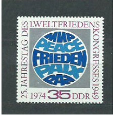 Alemania Oriental Correo 1974 Yvert 1626 ** Mnh