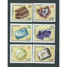 Alemania Oriental Correo 1974 Yvert 1687/92 ** Mnh Minerales