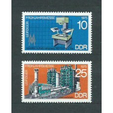 Alemania Oriental Correo 1975 Yvert 1703/4 ** Mnh