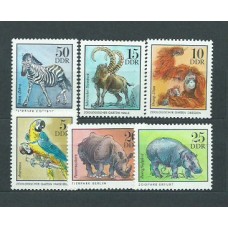 Alemania Oriental Correo 1975 Yvert 1711/8 ** Mnh Fauna