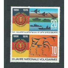 Alemania Oriental Correo 1976 Yvert 1794/5 ** Mnh